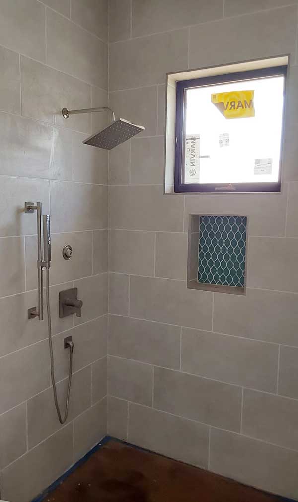 New-shower-under-construction
