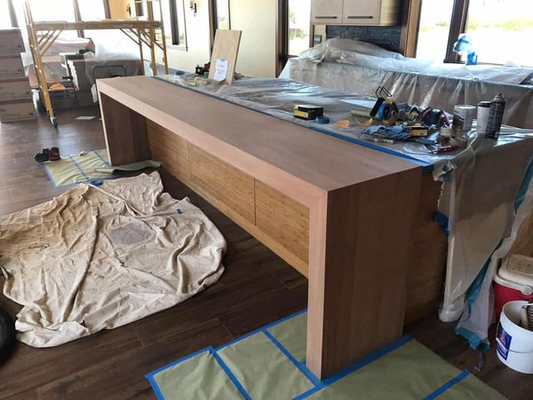 Wood ready for refinishing