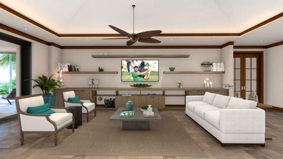 Kaanapali Hillside_living room